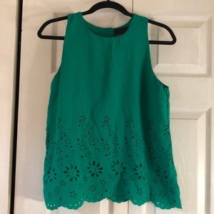 Cynthia Rowley Emerald Green Top